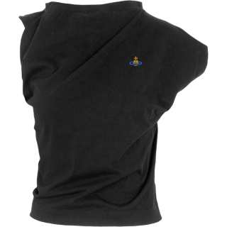 Vivienne Westwood T Shirts Women's Black Crew Neck Moderate