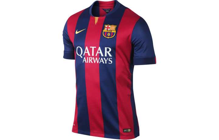 Nike Nike Barcelona Soccer Jersey Fan Edition Men's Red Blue