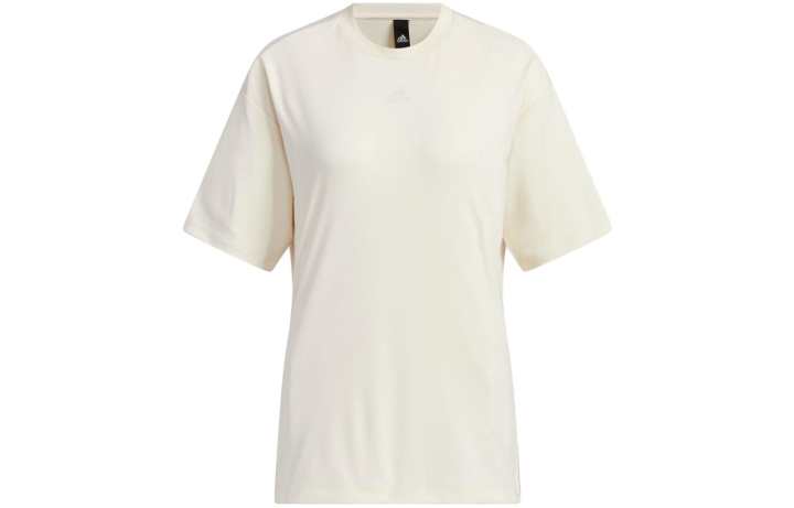 Adidas Adidas Drop Shoulder Sleeve T Shirt Women's Beige