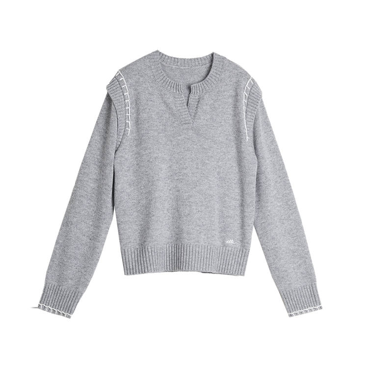 ELLE ELLE Sweater Women's Medium Gray