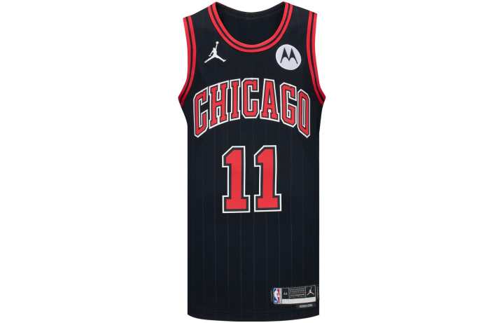 Jordan Jordan Basketball Jersey Announcement Edition, Chicago Bulls Men's Black