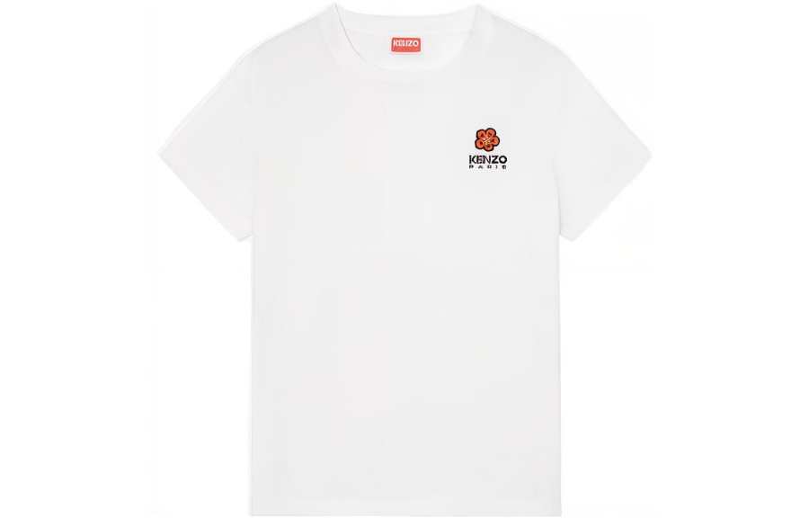 KENZO Boke Flower Embroidered Crewneck T Shirt