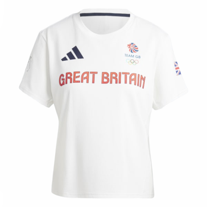 Adidas Adidas T Shirts Women's White Crew Neck Moderate