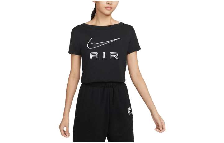 Nike Nike Crop Top Air T Shirt Women's Black