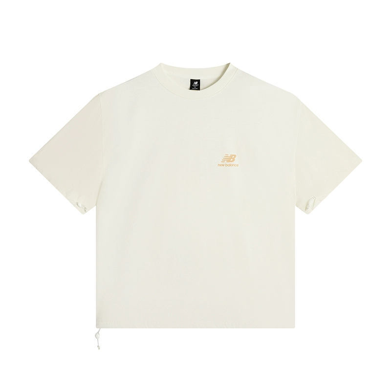 New Balance New Balance Drop Shoulder Sleeve T Shirt Women's Beige