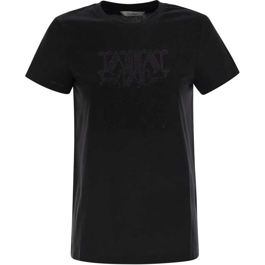 MaxMara MaxMara Logo Embroidered Crewneck T Shirt