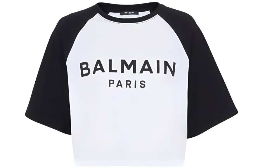 BALMAIN BALMAIN Logo Printed T Shirt