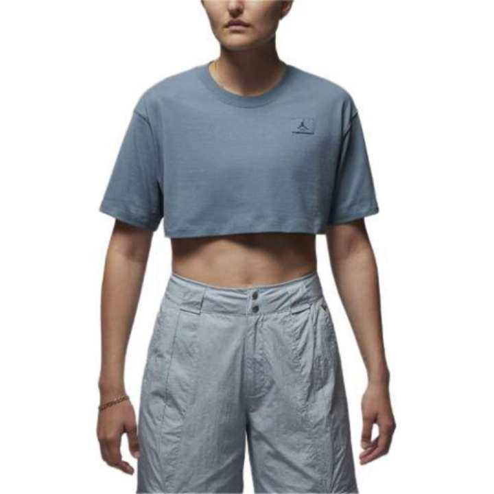 Jordan Jordan Sport Drop Shoulder Sleeve T Shirt Women's Ozone Blue