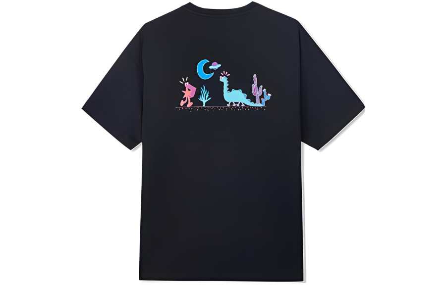 Converse Converse Drop Shoulder Sleeve T Shirt Women's Black