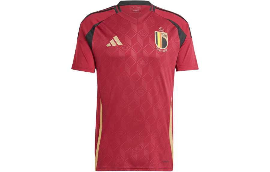 Adidas Adidas Belgium National Team Belgium 24 Home Jersey Soccer Jersey Fan Edition Men's Burgundy Red