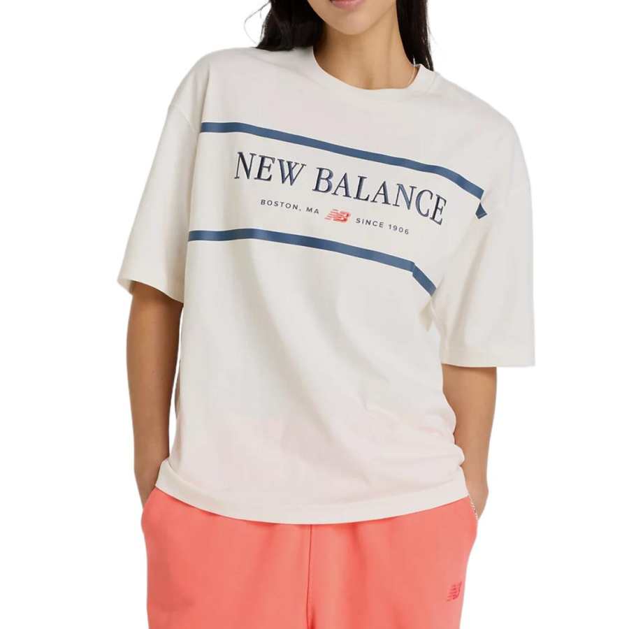 New Balance New Balance Regular T Shirt Women's White