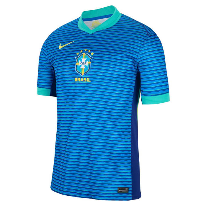 Nike Nike Brazil National Team CBF M NK DF STAD JSY SS AW Soccer Jersey Fan Edition Unisex Blue