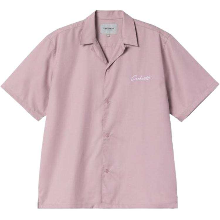 Carhartt WIP Logo Embroidered Short Sleeved Shirt