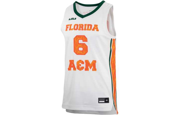 Nike Nike LeBron College Basketball Jersey LeBron James Size 6 Men's White
