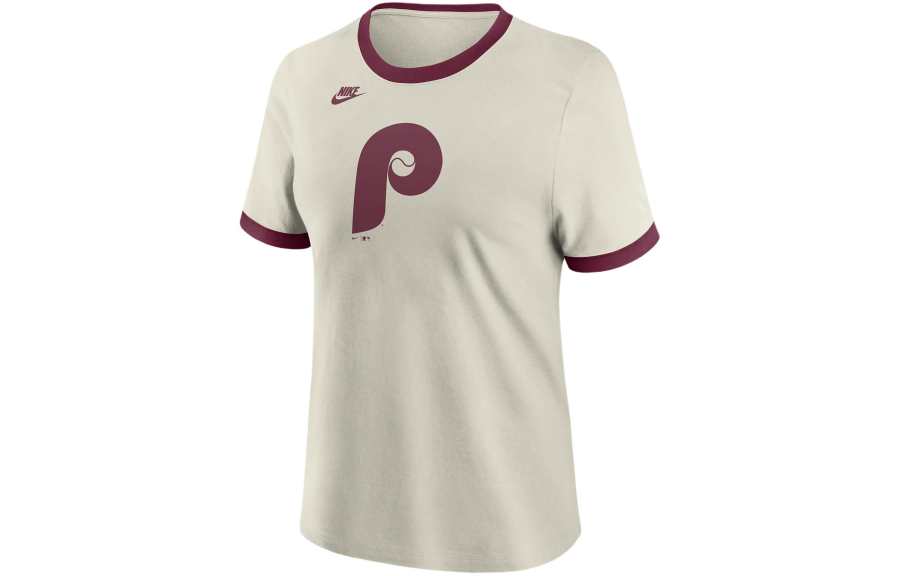Nike Nike Philadelphia Phillies Cooperstown Logo T-Shirt Women's Apricot