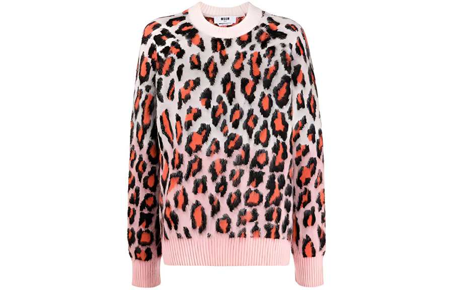 MSGM MSGM FW21 Loose Fit Sweater Women's Pink