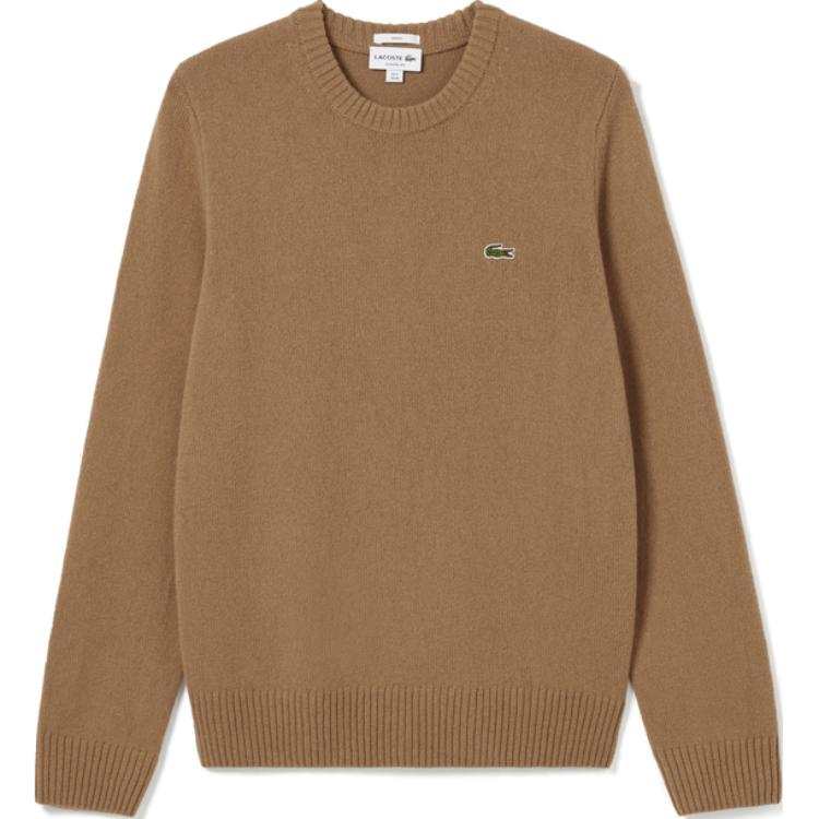 LACOSTE Sweaters Women's Khaki Crew Neck Moderate Other