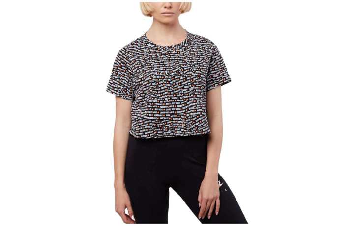 Nike Nike Crop Tops Women's Multicolor Crew Neck Moderate