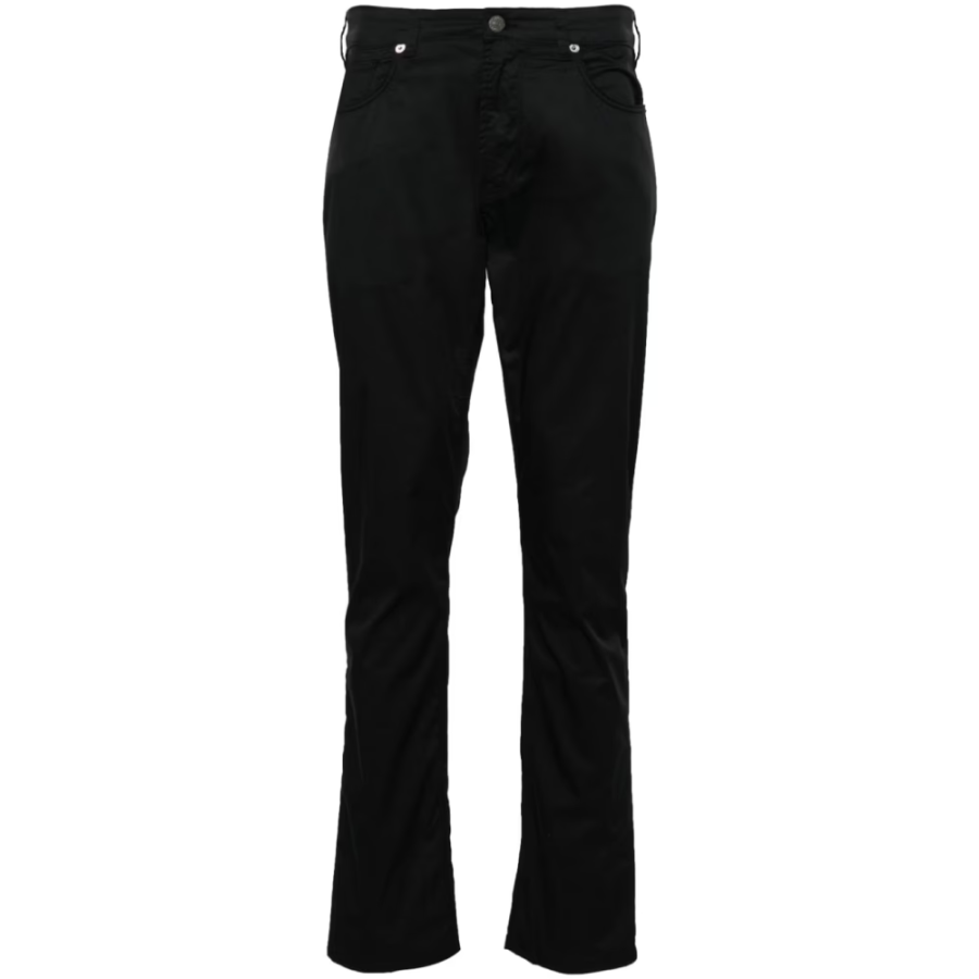 EMPORIO ARMANI Mid rise Straight leg Chinos