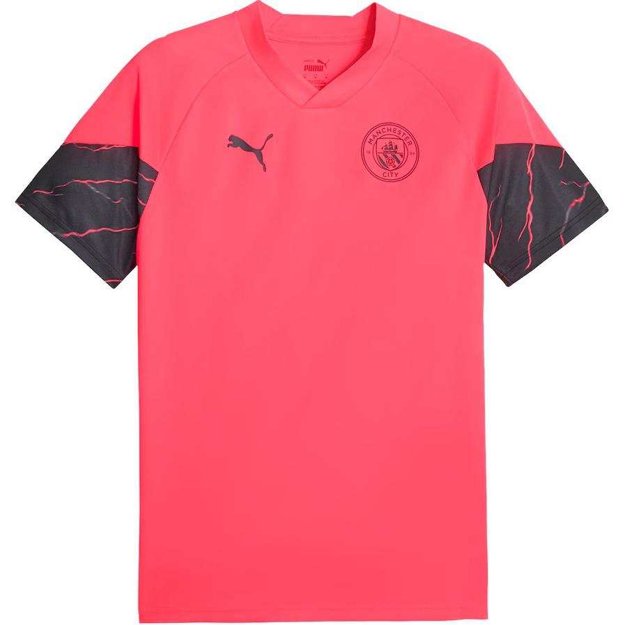 PUMA Manchester City Manchester City Puma Pro Training Shirt Soccer Jersey Men's Pink