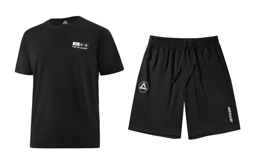 PEAK PEAK Fitness Sets Unisex Crew Neck Thin