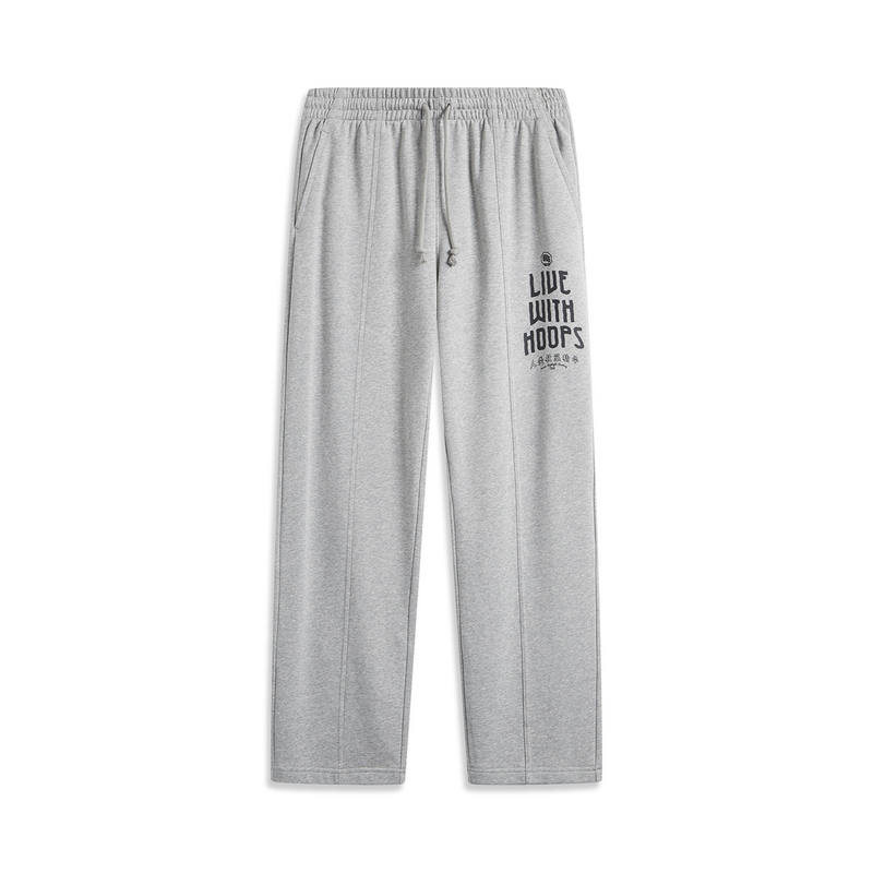Li-Ning Li Ning Badfive Sports Pants Men's Heather Gray