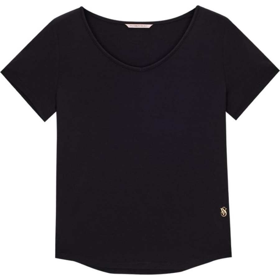 Victoria's Secret T Shirt Women's Black