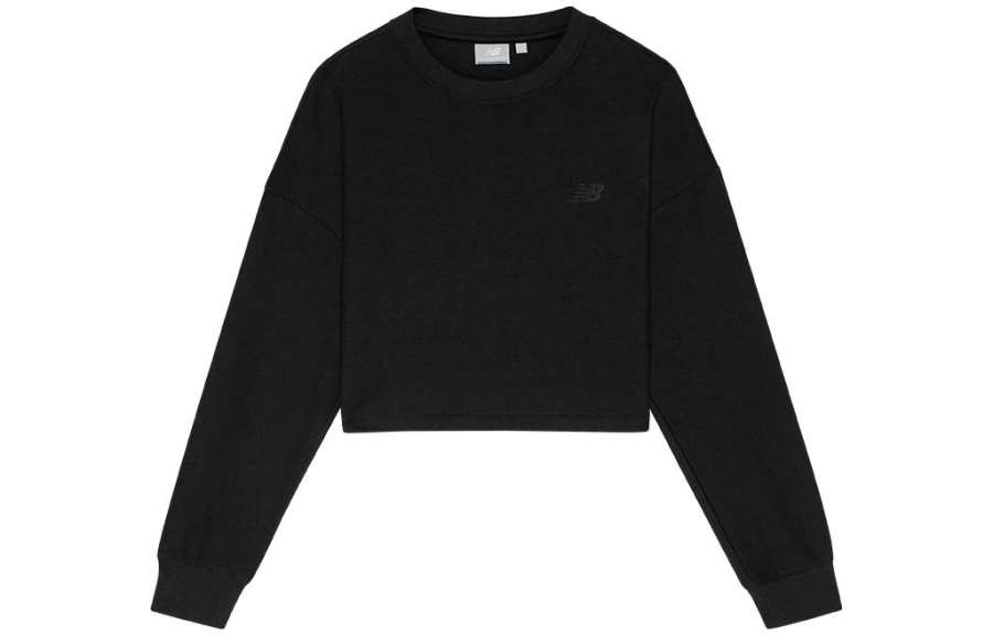 New Balance New Balance New Balance X Nice Rice SS23 Crop Tops Women's Black Crew Neck Moderate