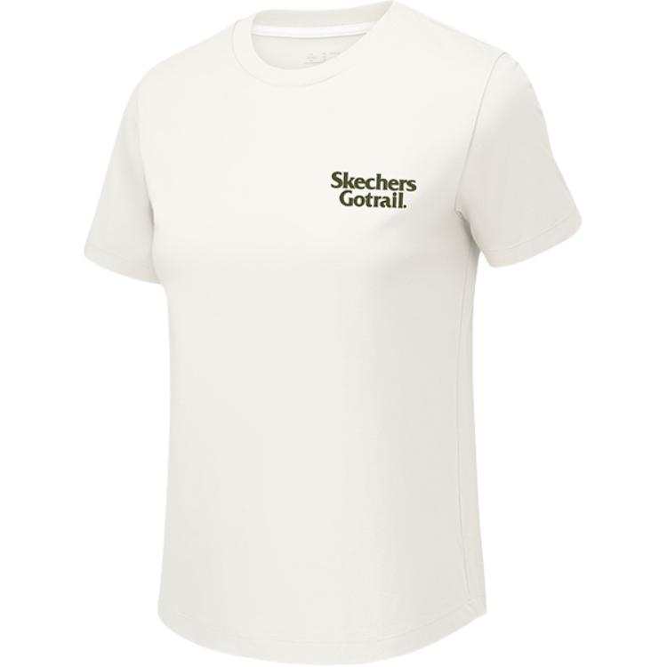 Skechers Wilderness Outdoor Collection T Shirt Women's Marshmallow White 0074