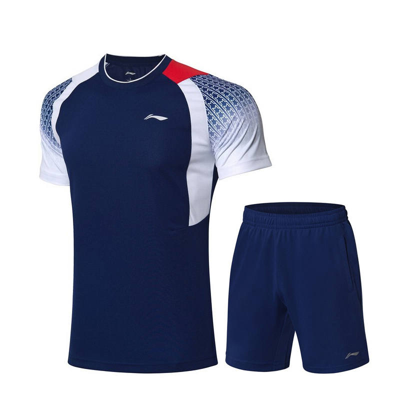 Li-Ning Li Ning Badminton Jersey Men's Dark Purple Blue