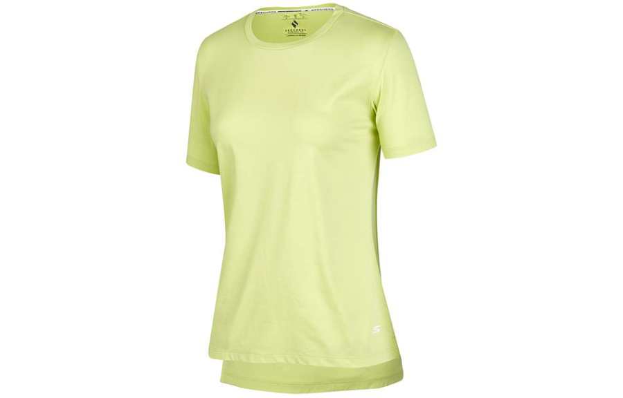 Skechers Regular T Shirt Women's Light Yellow Green