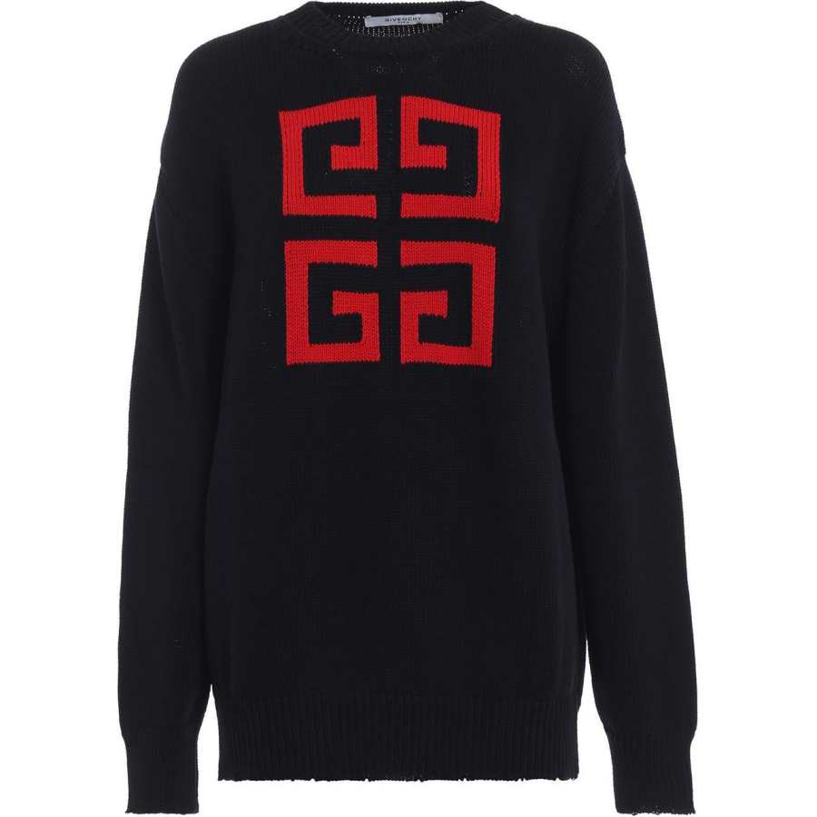 Givenchy Givenchy Sweaters Women's Black Crew Neck Moderate Other