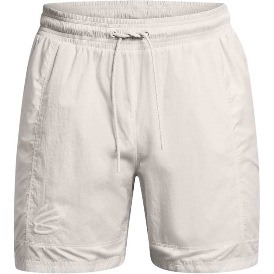 Under Armour Curry Woven Sports Shorts Men's White Gray