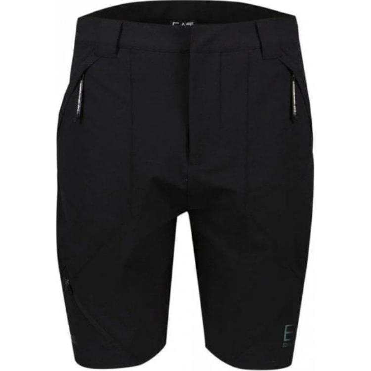 EMPORIO ARMANI EA7 SS24 Casual Shorts Men's Black