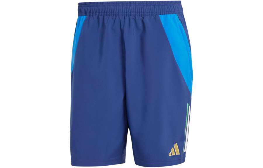 Adidas Adidas Italy Tiro 24 Competition Downtime Shorts Soccer Bottom Team Italy Men's Dark Blue