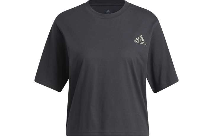 Adidas Adidas T Shirts Women's Black Crew Neck Moderate