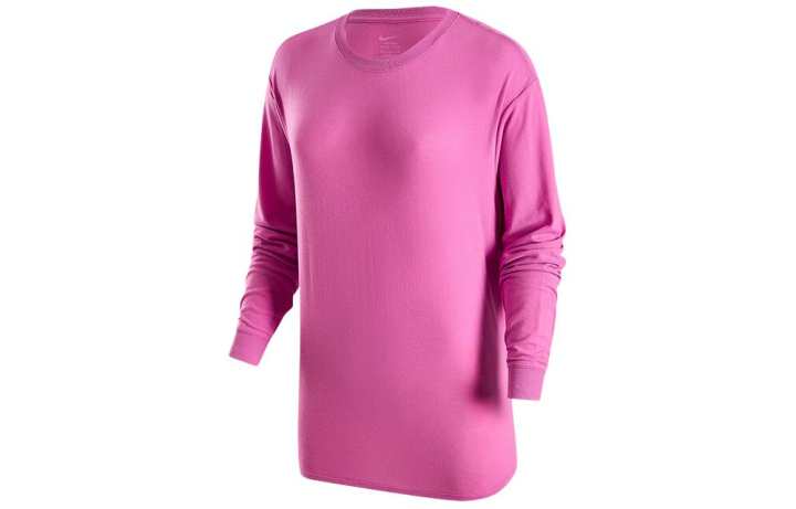 Nike Nike Drop Shoulder Sleeve T Shirt Women's Pink