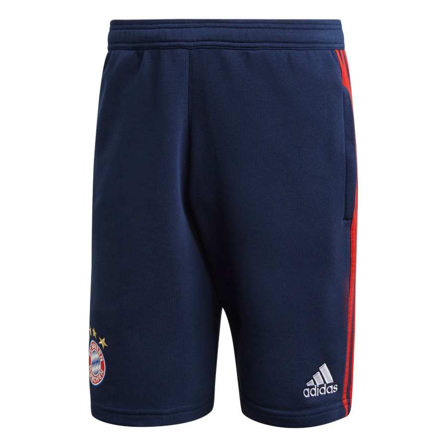 Adidas Adidas FC Bayern Munich Soccer Ball Collection 3S SWT SHO Sports Shorts Men's College Navy/Bayern Red