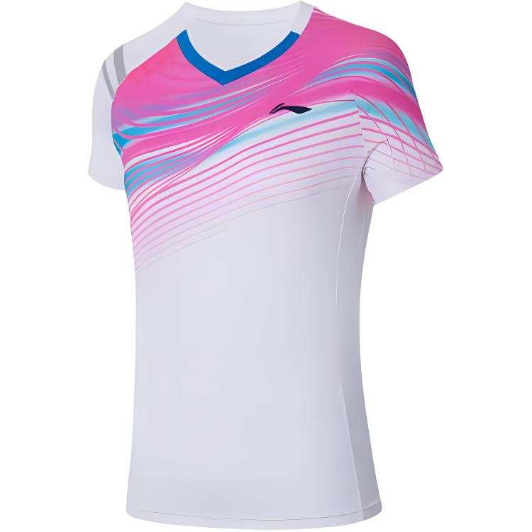 Li-Ning Li Ning Badminton Collection T Shirt Women's Standard White
