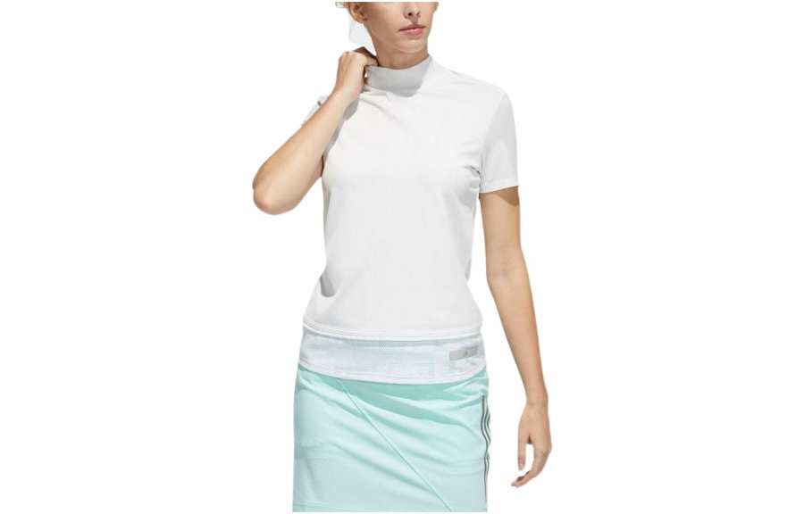 Adidas Adidas T Shirts Women's White Crew Neck Moderate Straight Fit