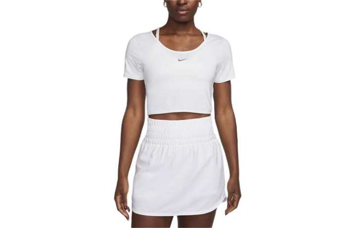 Nike Nike One Classic Women's Dri-FIT Short-Sleeve Cropped Twist Top
