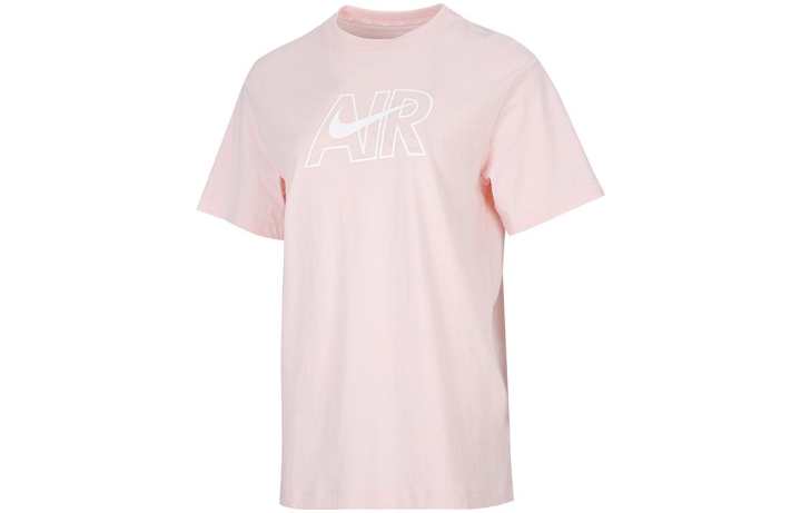 Nike Nike T Shirts Women's Pink Crew Neck Moderate Straight Fit