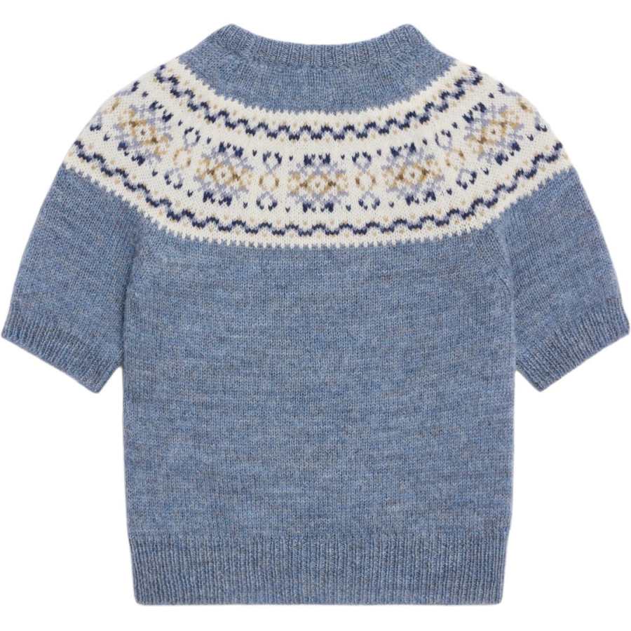 CELINE CELINE Sweater In Triomphe Fair Isle Wool
