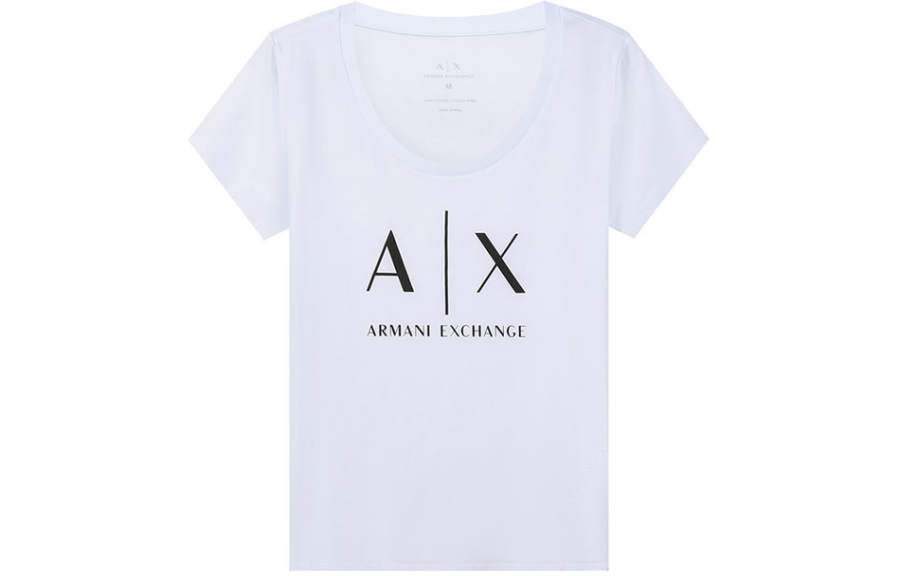Armani Exchange logo-print round-neck T-shirt