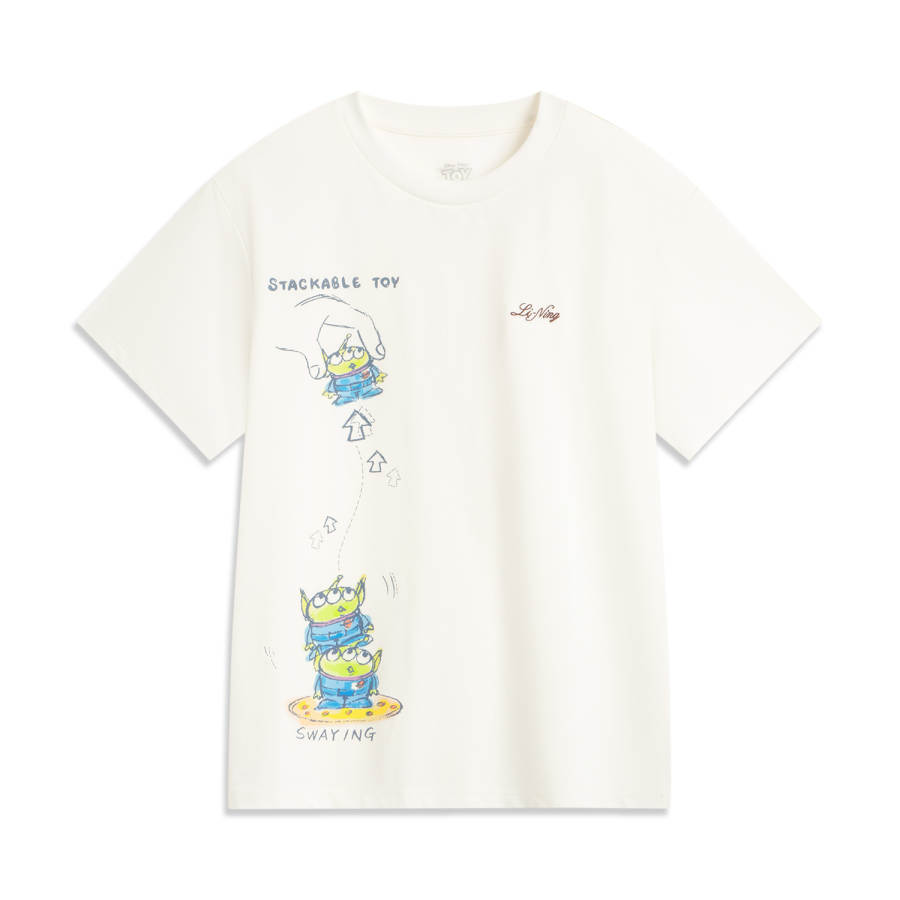 Li-Ning Li Ning x Disney T Shirt Women's Ivory