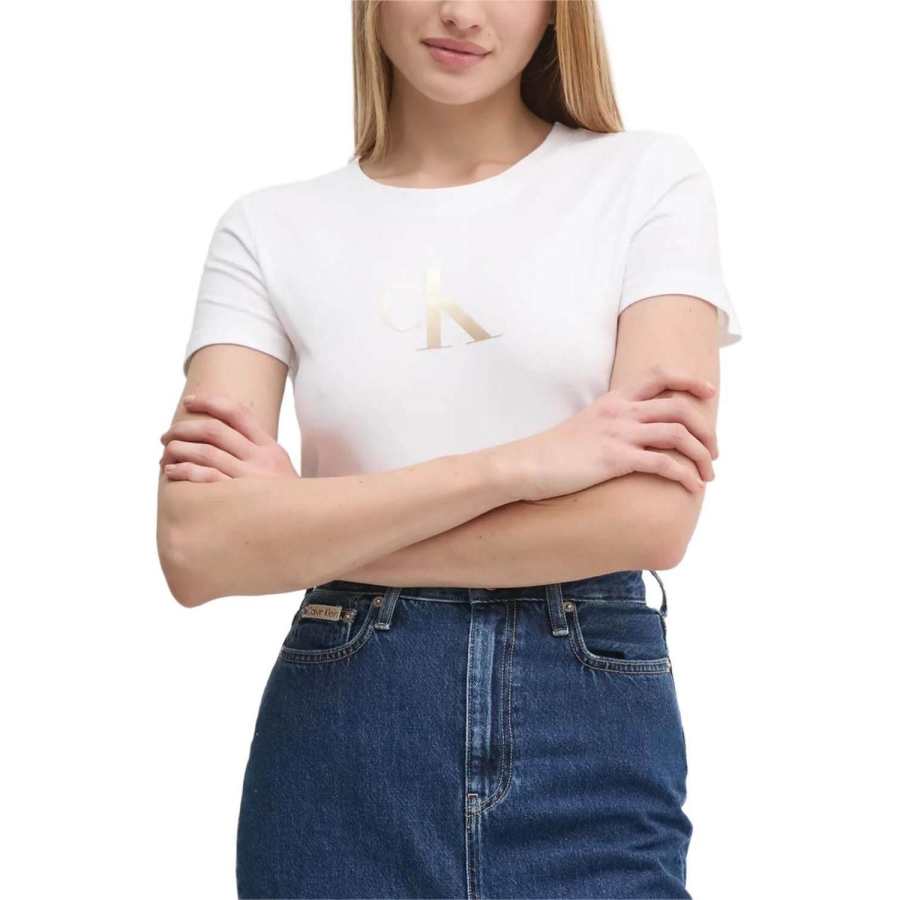 CALVIN KLEIN T Shirt Women's White