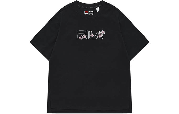FILA FUSION T Shirt Women's Pitch Black