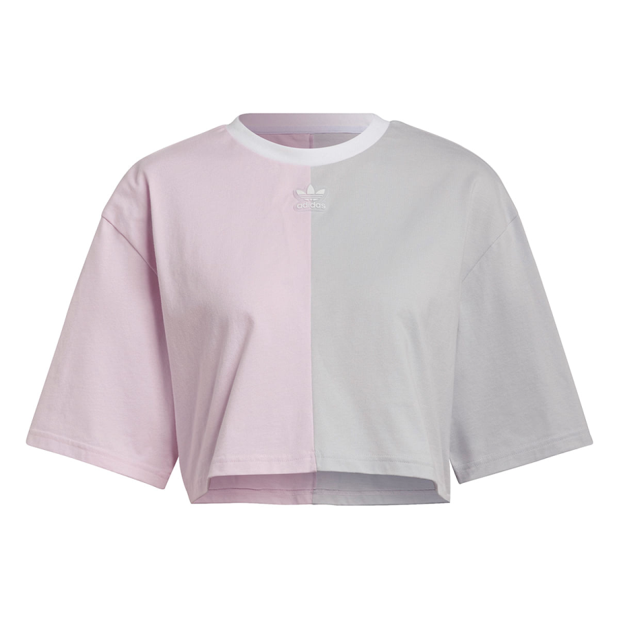 Adidas Originals T Shirts Women's Multicolor Crew Neck Moderate Straight Fit