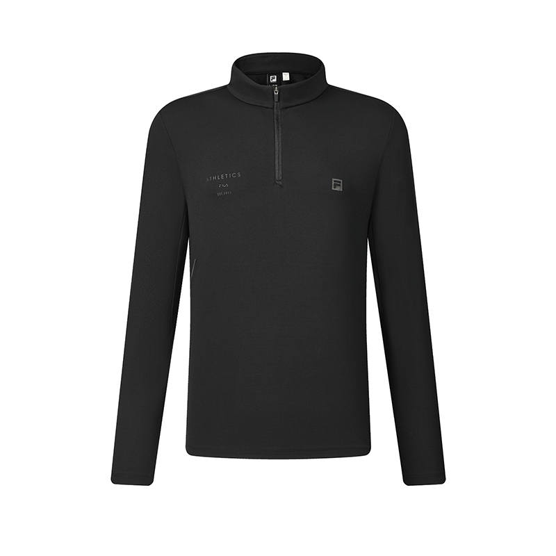FILA Fitness Sports Fashion Fleece Lined Thermal Workout Clothing Men's Pitch Black