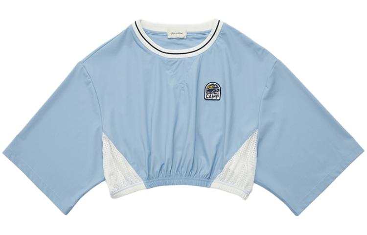 GOOD BAI SS23 Crop Tops Women's Crew Neck Moderate